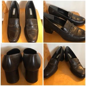 Dark Chocolate Calico Pumps